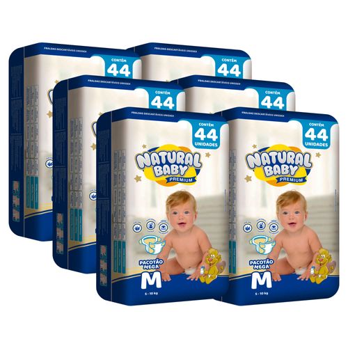 6-pacotes-Natural-Baby-Premium-Mega-Pacotao-M-44-un.