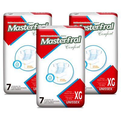 3-pacotes-Fralda-Masterfral--XG-7-un.