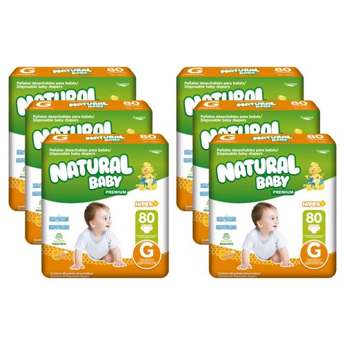 6-pacotes-Natural-Baby-Premium-Hiper-Mais-G--80-un.