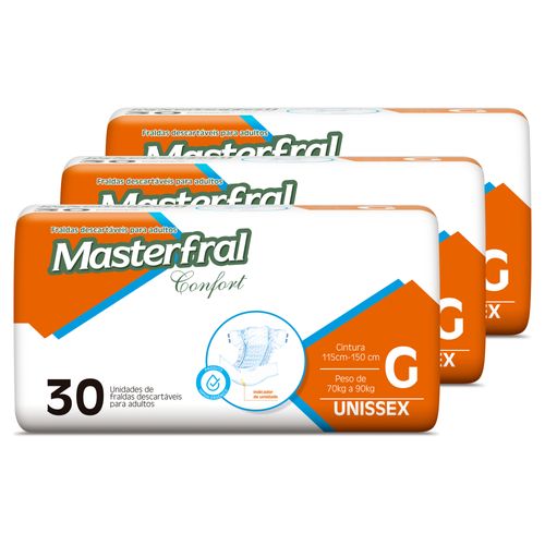 3-pacotes-Fralda-Masterfral-Economica-G-30-un.
